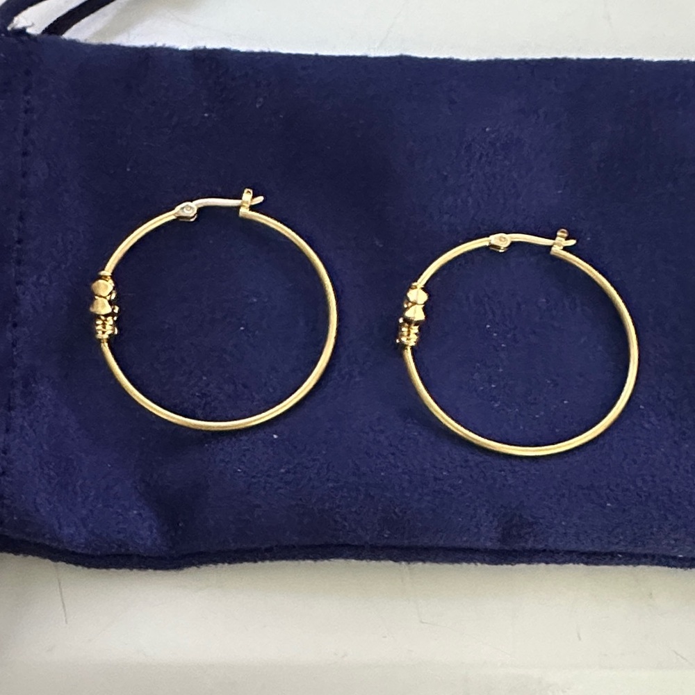 Tory Burch Gold Hoop Earrings